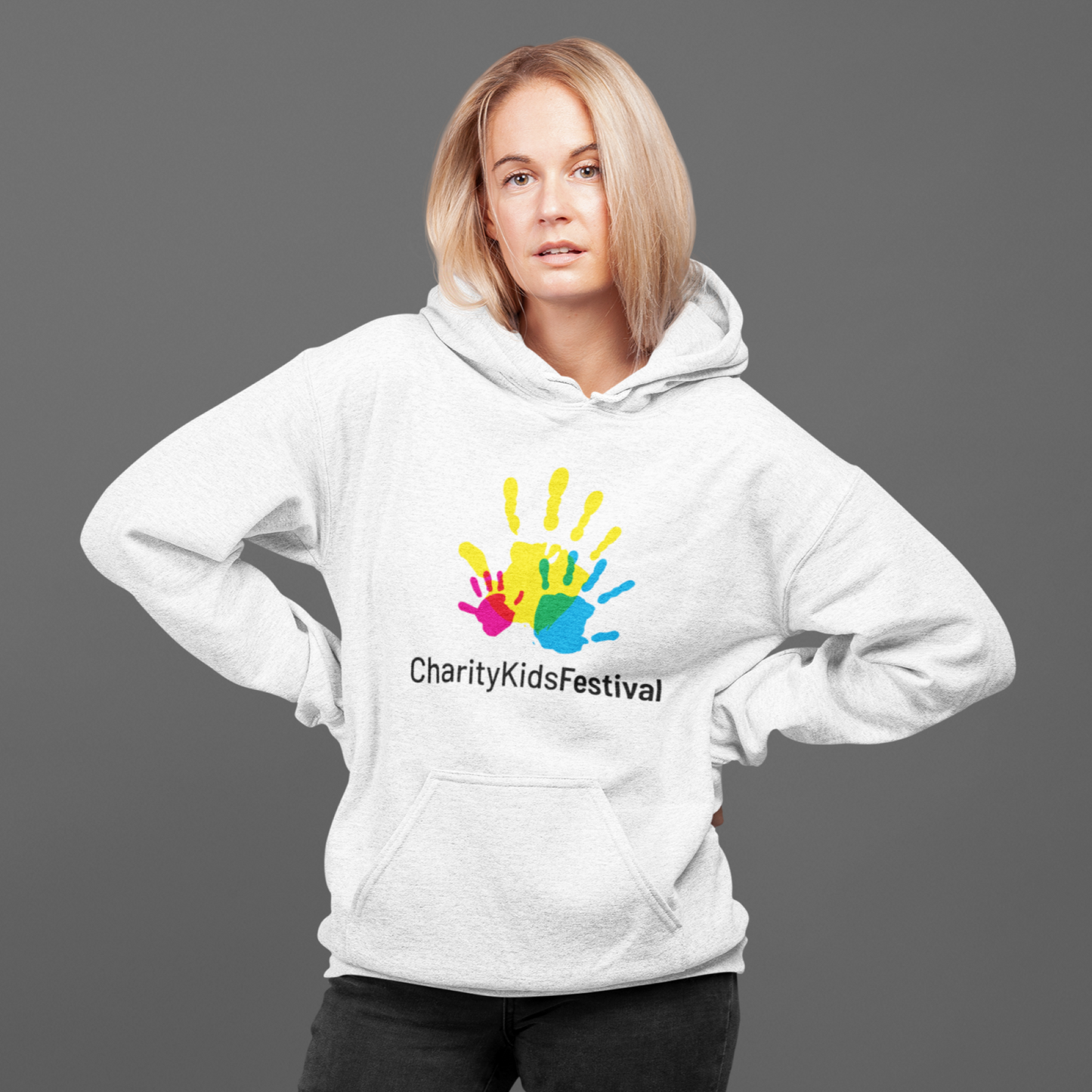 PALZ CharityKidsFestival Unisex Hoodie weiss