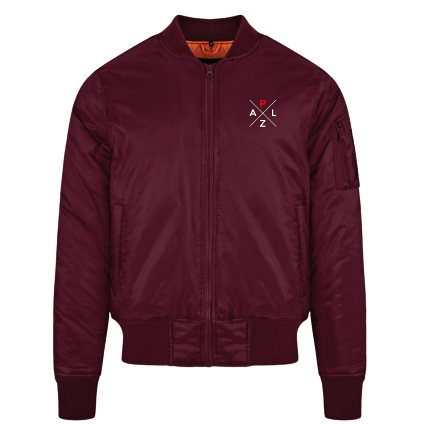 PALZ Fliegerjacke mit gestickten Markenlogo > Unisex