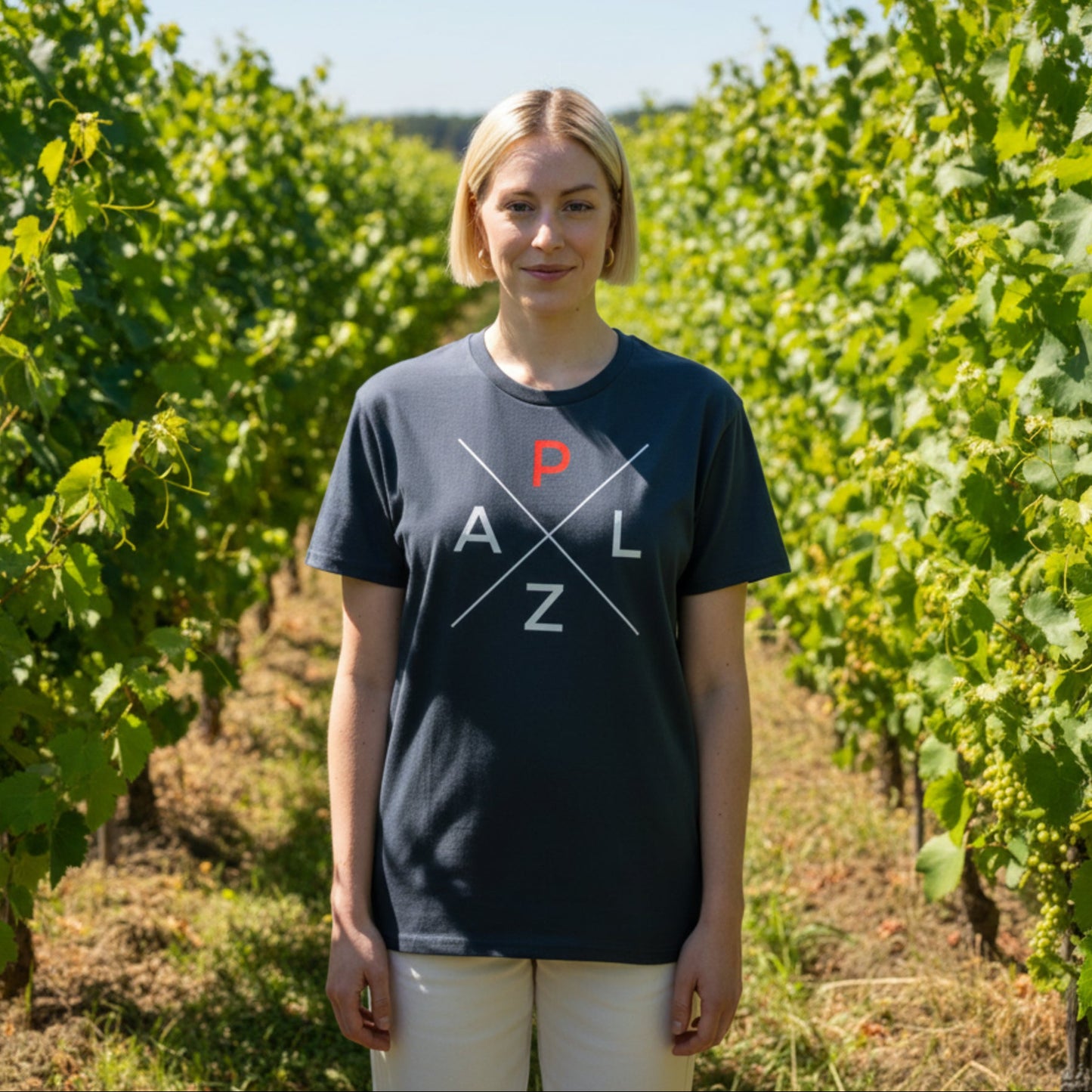 PALZ_T-Shirt_mit_gedruckten_Markenlogo_vorne_grau