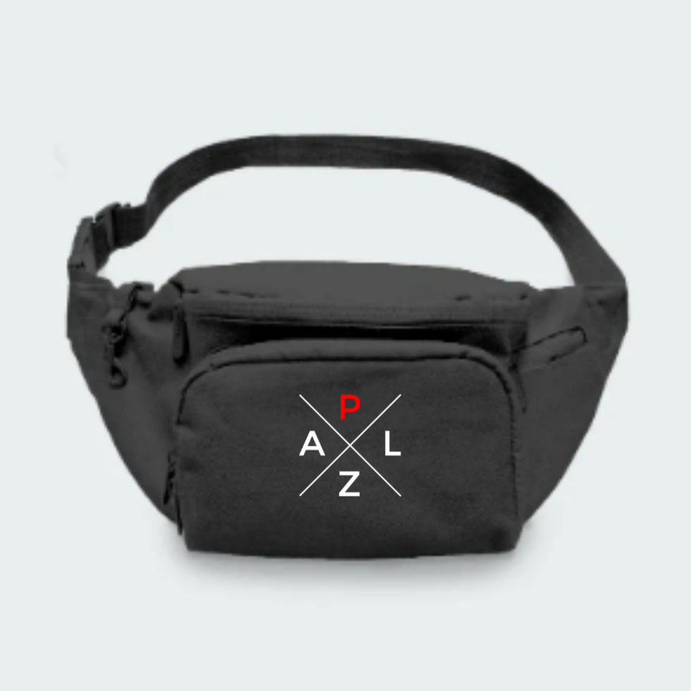 PALZ Schulter/ -Bauchtasche tasche mit gestickten Markenlogo