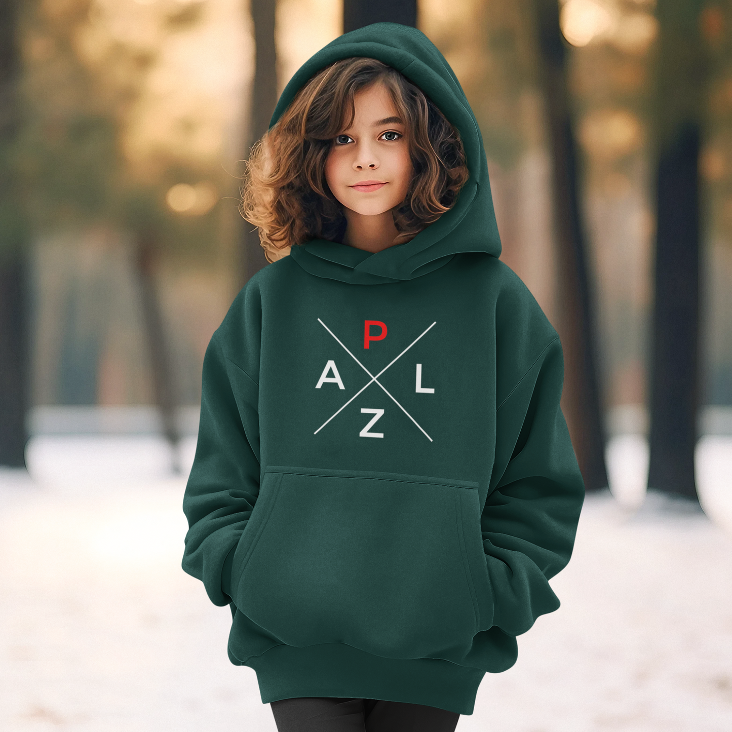 PALZ Hoodie mit gedruckten Markenlogo > Kind