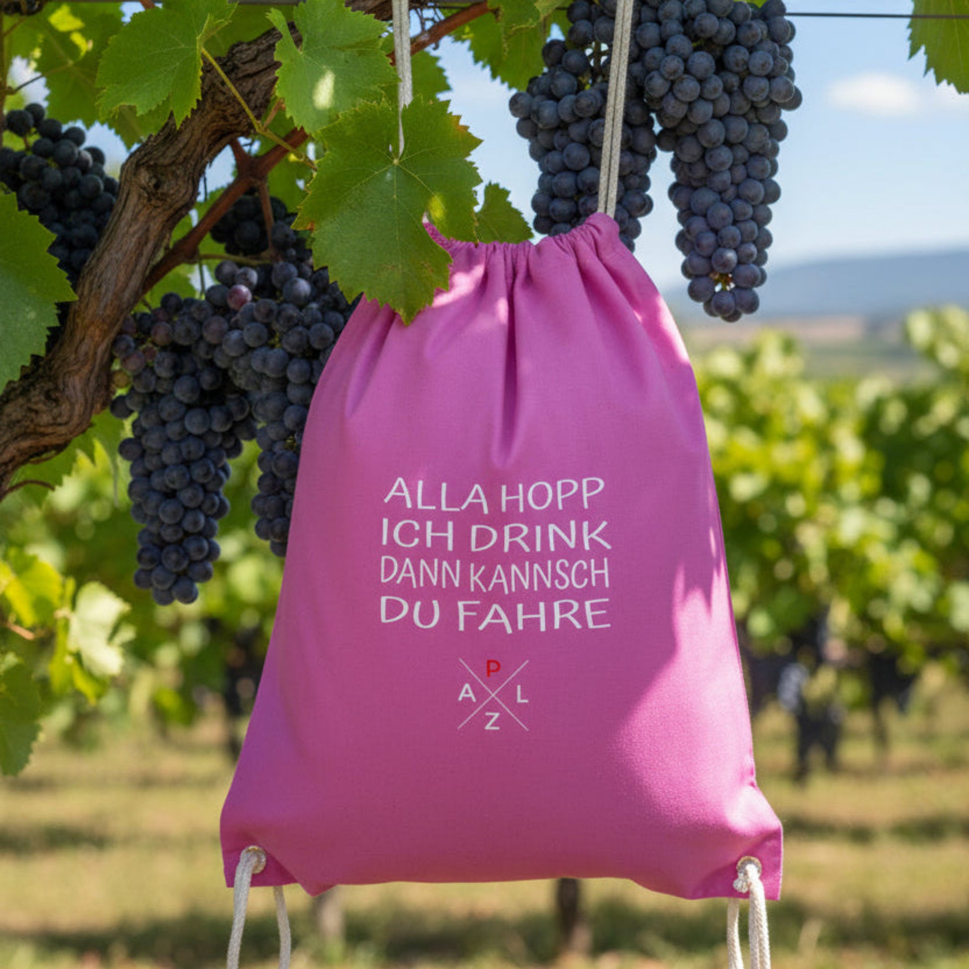 PALZ ALLA HOPP Baumwollsack Fuchsia
