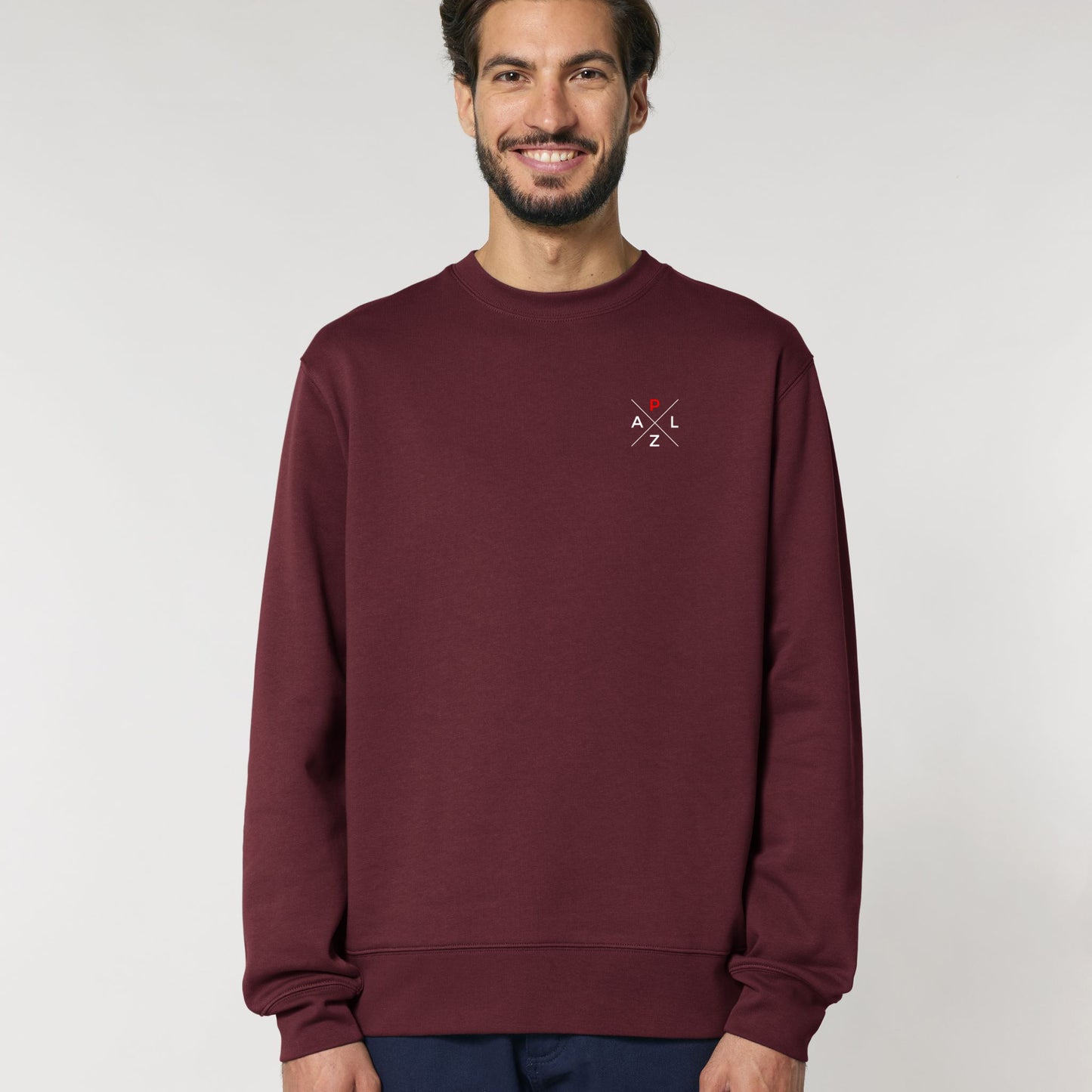 PALZ_Sweater_mit_gestickten_Markenlogo_burgundy