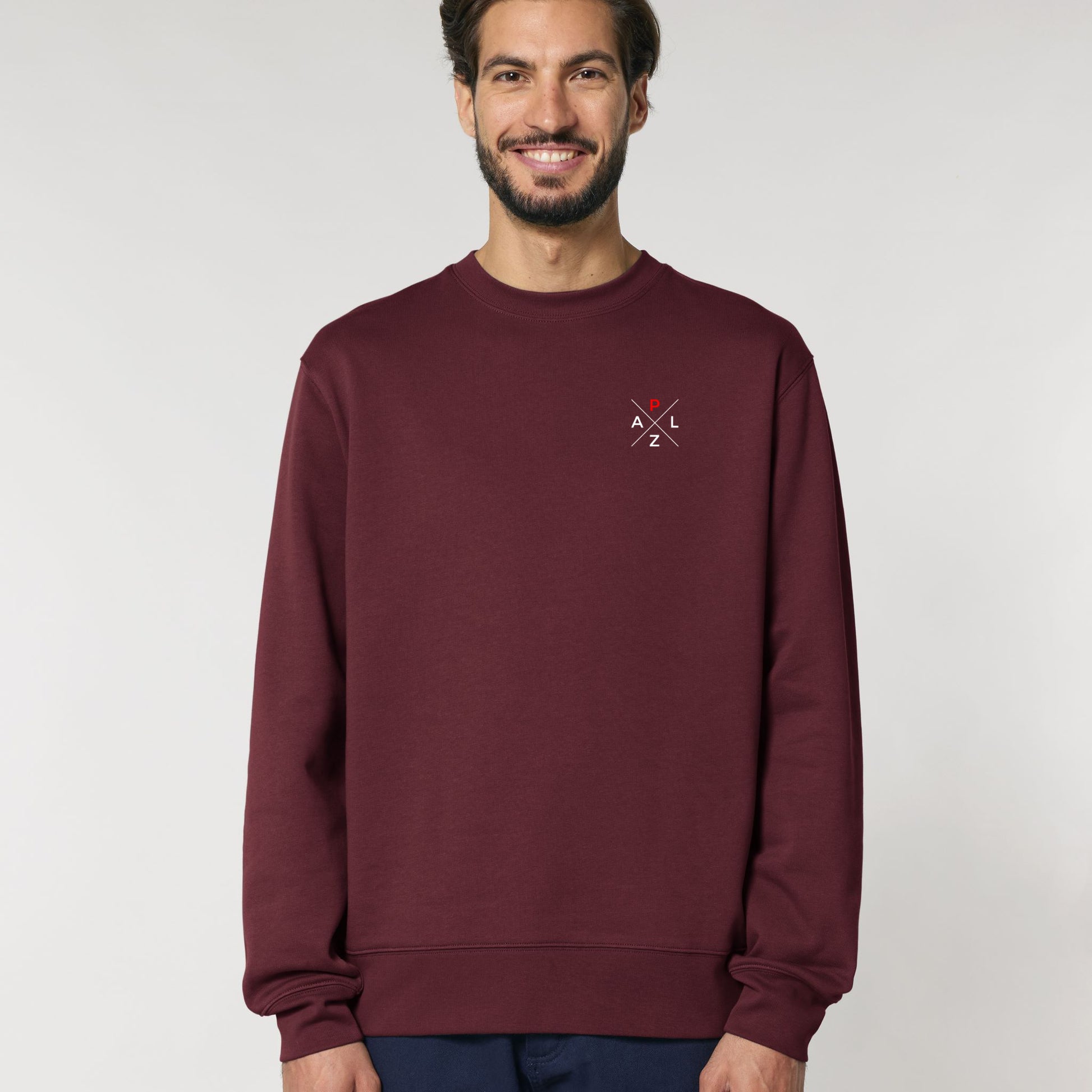 PALZ_Sweater_mit_gestickten_Markenlogo_burgundy