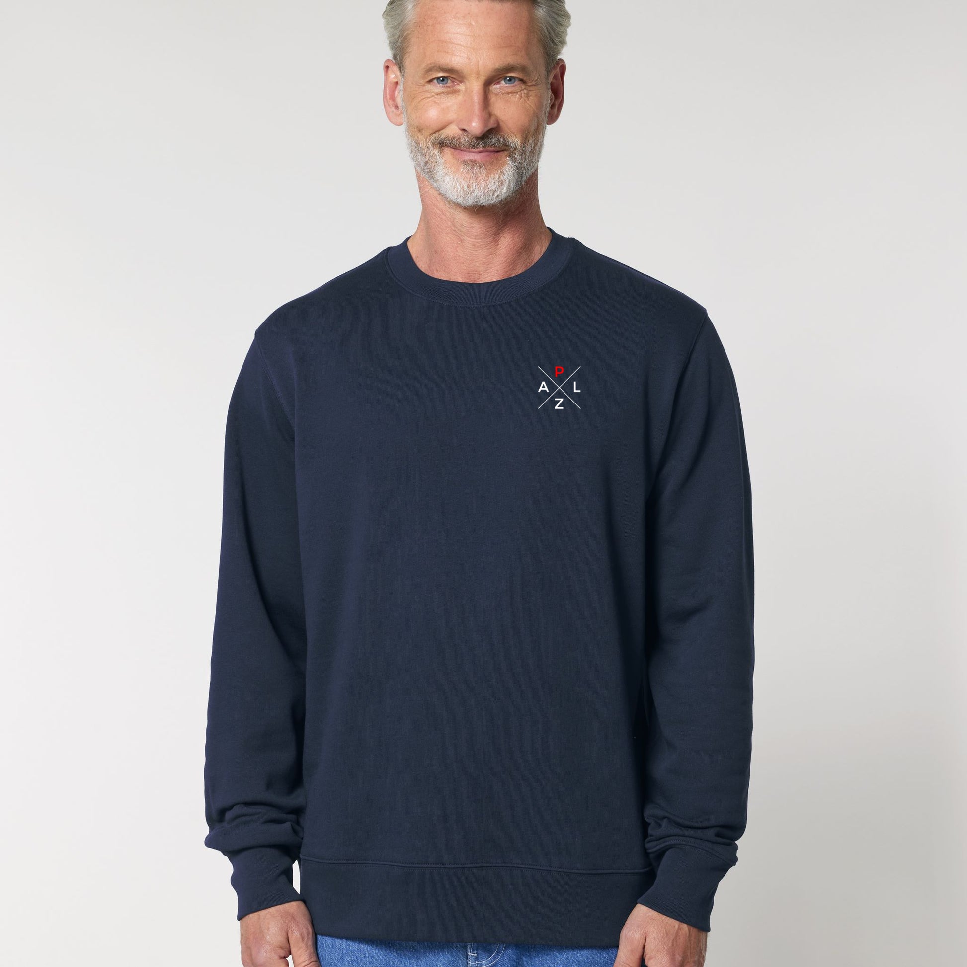 PALZ_Sweater_mit_gestickten_Markenlogo_marineblau