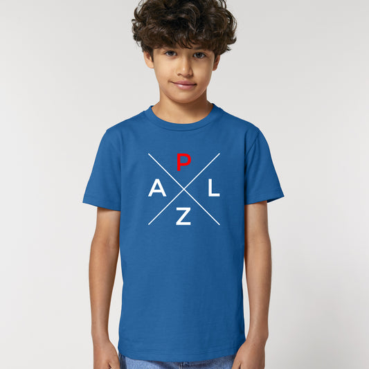 PALZ_T-Shirt_mit_gedruckten_Markenlogo_blau