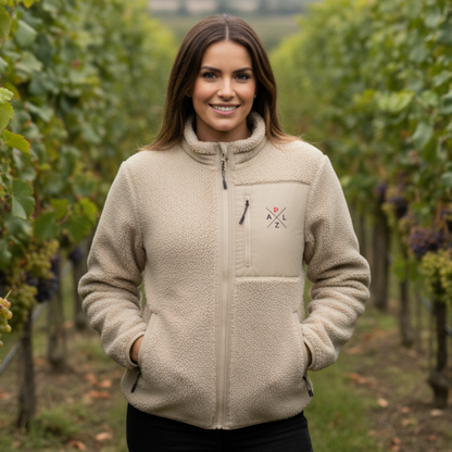 palz-sherpa-jacke-mit-einem-gestickten logo-im-Bezug-auf-die-pfalz